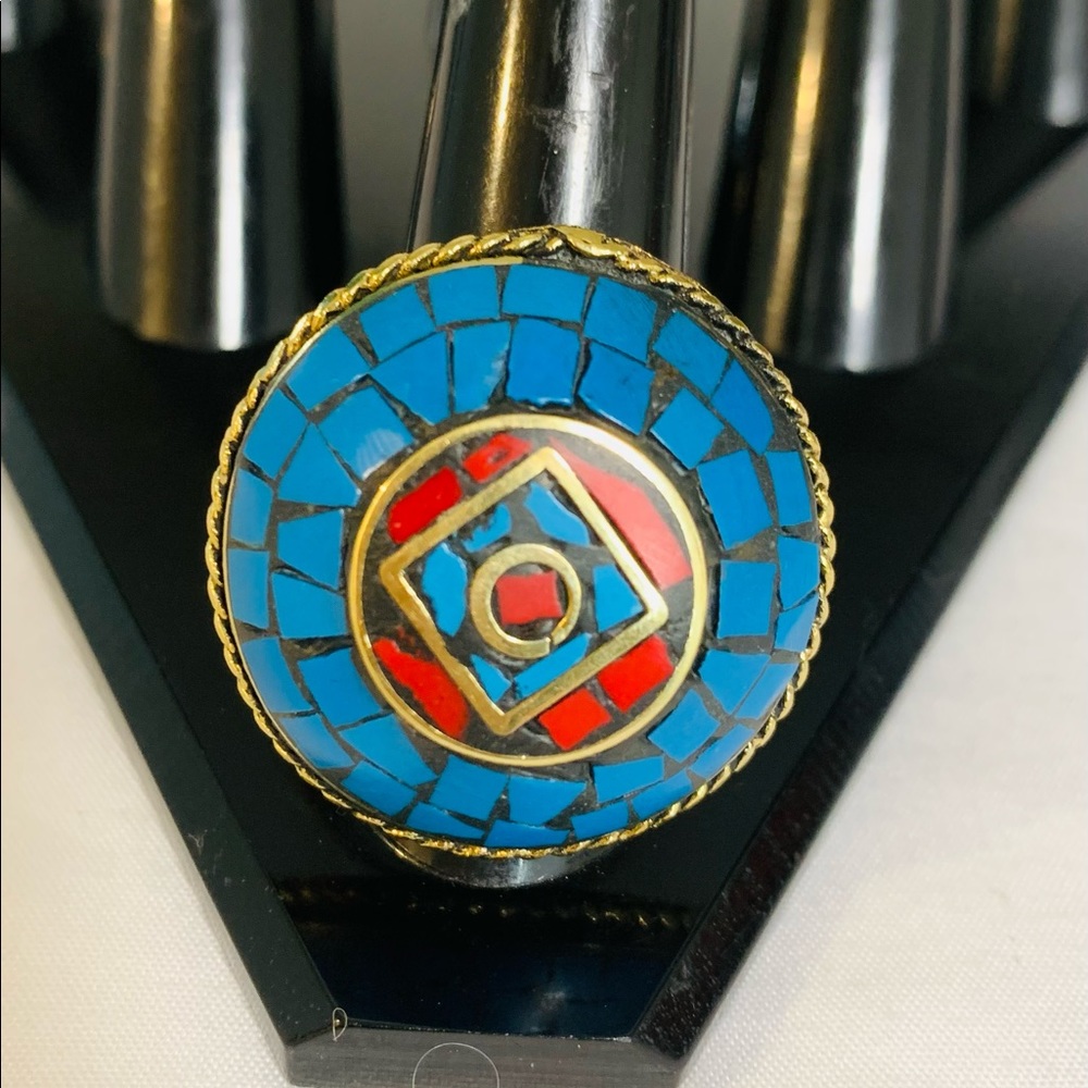 Beautiful unique Tibetan Adjustable Ring